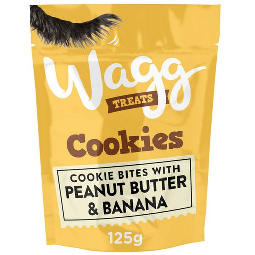 Wagg Cookie Treats Peanut and Banana 125g