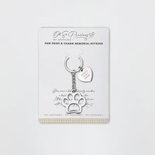 "Always in My Heart" Precious Paw Keyring