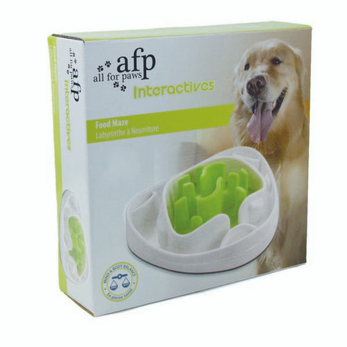 Interactive dog treats maze