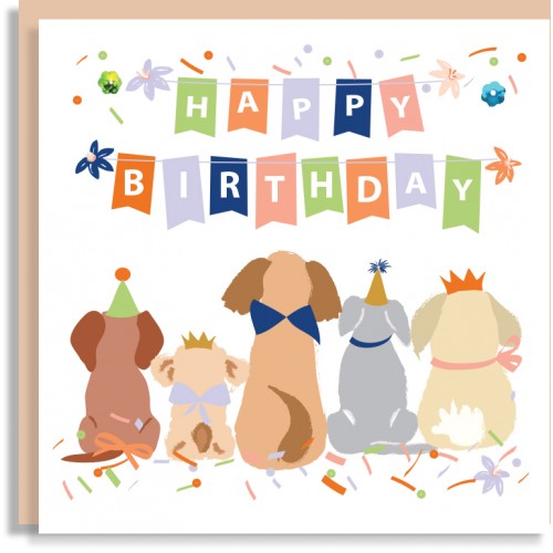 Happy Birthday Sequined Card
