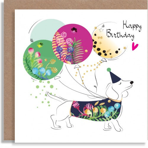 Happy Birthday Sequined Card