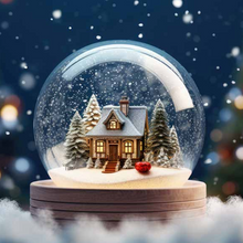 Hope 'Snowglobe Cottage' pack of 10 Christmas Cards