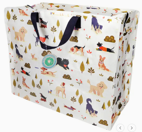 Jumbo Storage / Shopping Bag - Dog Park
