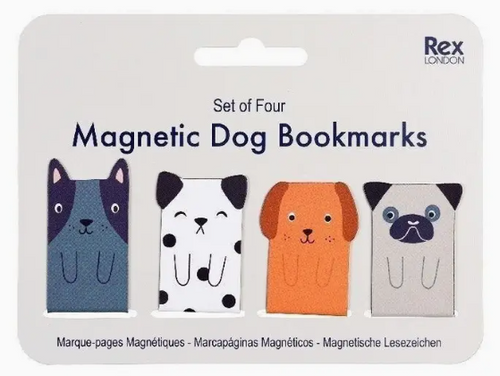 Magnetic Dog Bookmarks (set of four)