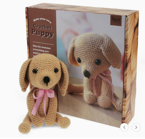 Make Your Own Crochet Animal Kit - Puppy