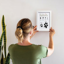 Oh So Precious Family Ink Prints Picture Frame