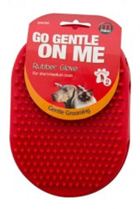 Mikki Go Gentle on Me Grooming Rubber Glove