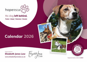 Hope Rescue 2026 Calendar Cover