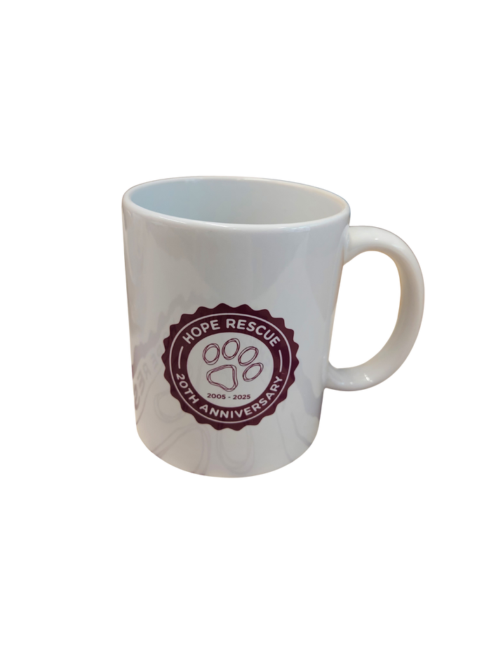Hope Rescue 20th Anniversary Mug