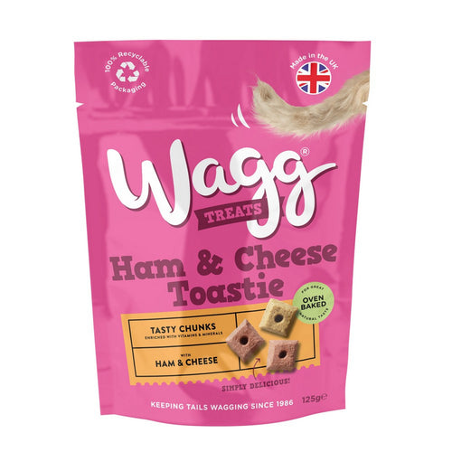 Wagg Ham & Cheese Toastie Treats 125g