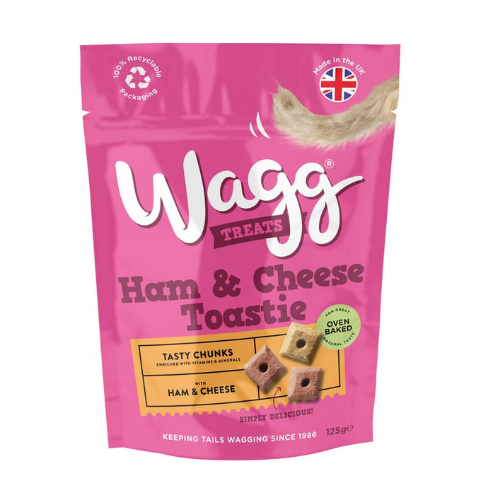 Wagg Ham & Cheese Toastie Treats 125g