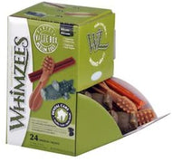WISHLIST - Whimzees Natural Dog Treat Variety Box Medium (Box of 24)